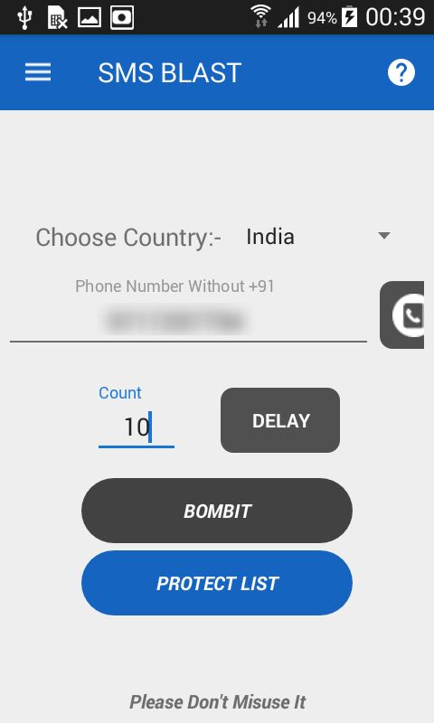 anti sms bomber pro apk free download