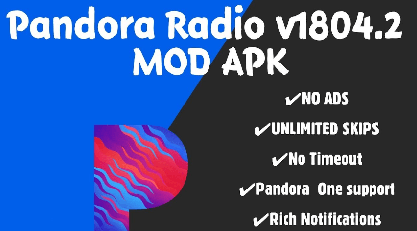 pandora mod apk download music for free