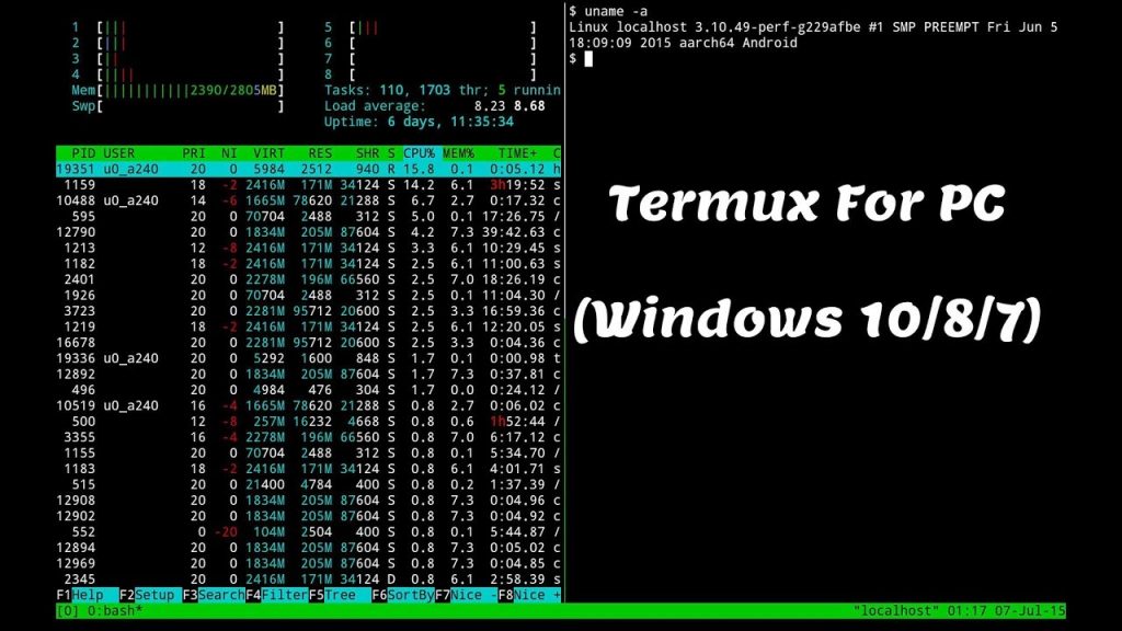 termux install pc windows 7