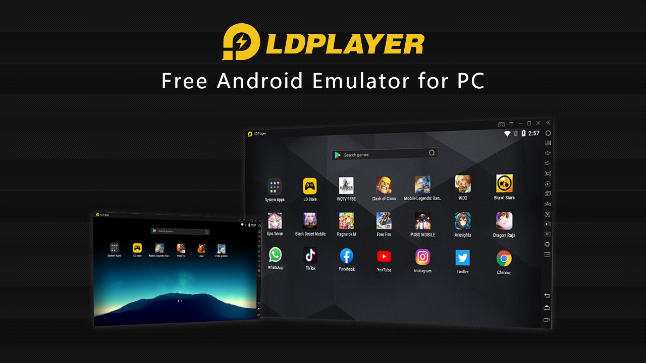 ANDROID EMULATOR FOR PCLdplayer