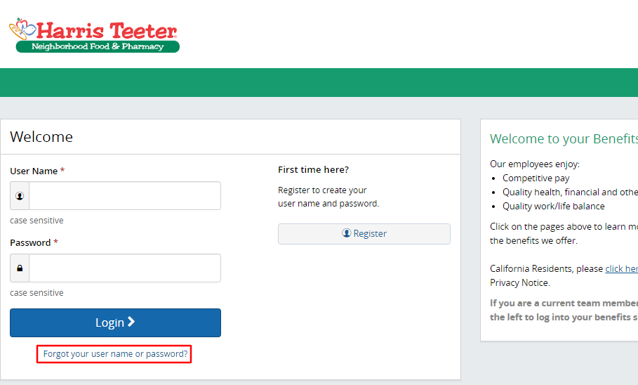 Myhtspace Login-Signup Portal | Harris Teeter Employee Guide 2021