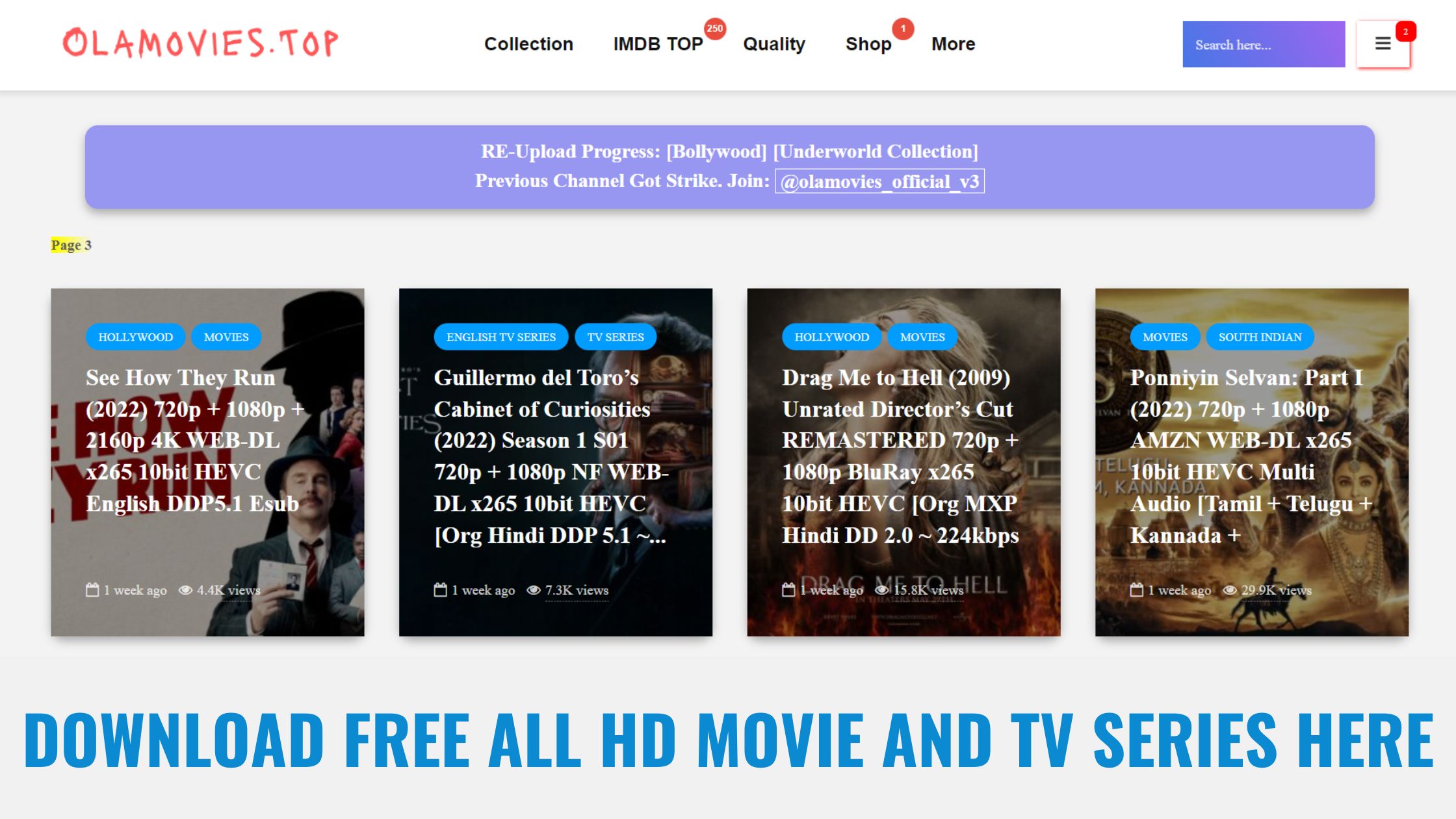 Olamovies Free guide APK Download Hollywood Bollywood Movies